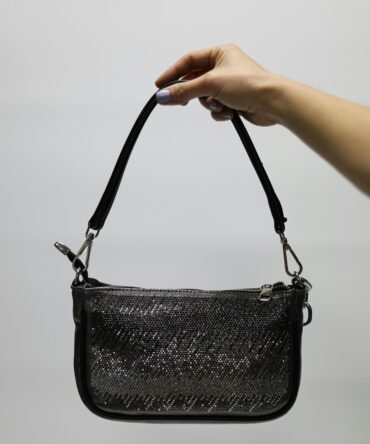 Bolso de mano con cierre de cremallera